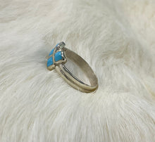 Sterling Silver w/ Sleeping Beauty Turquoise Ring Size 6.5