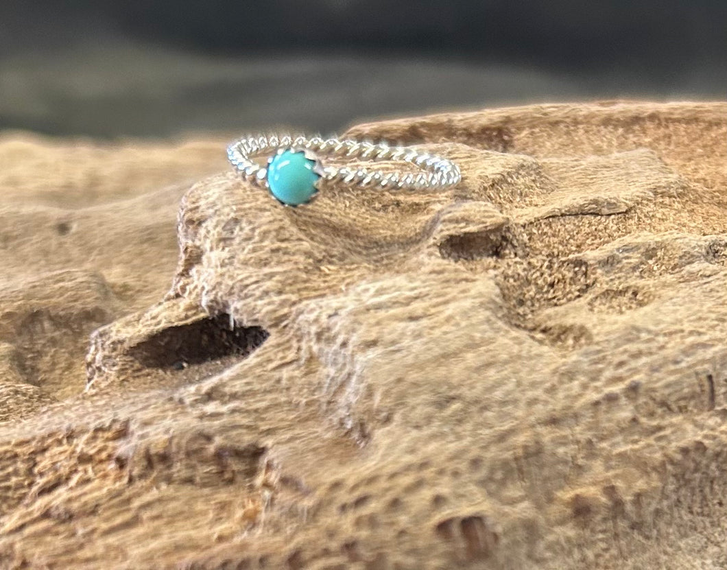 Sleeping Beauty Turquoise Sterling Silver Rings*