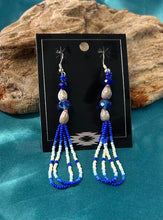 Corn Bead Dangle Earrings