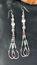 Corn Bead Dangle Earrings