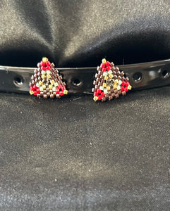 Beaded Small Stud Earrings