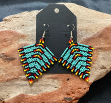 Brick Stitch Dangle Earrings *