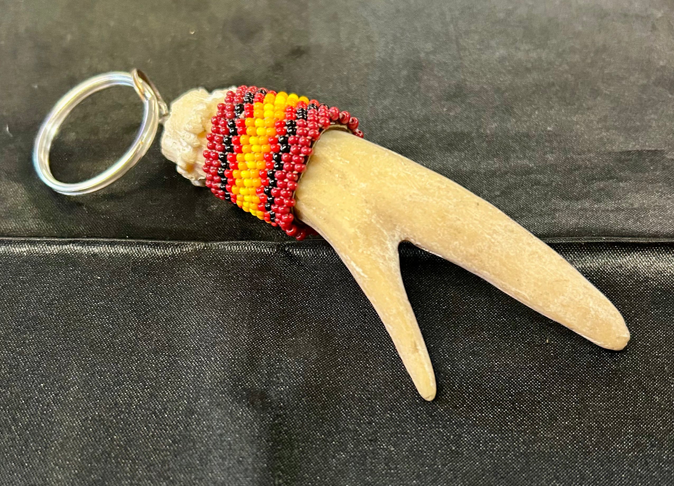Beaded Keychain – Chris Crosby's Purple Coyote