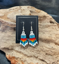 Small Beaded Dangle Earrings