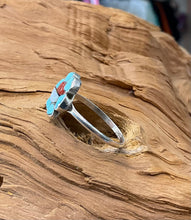 Sterling Silver w/ Multi Color Stones Ring size 9
