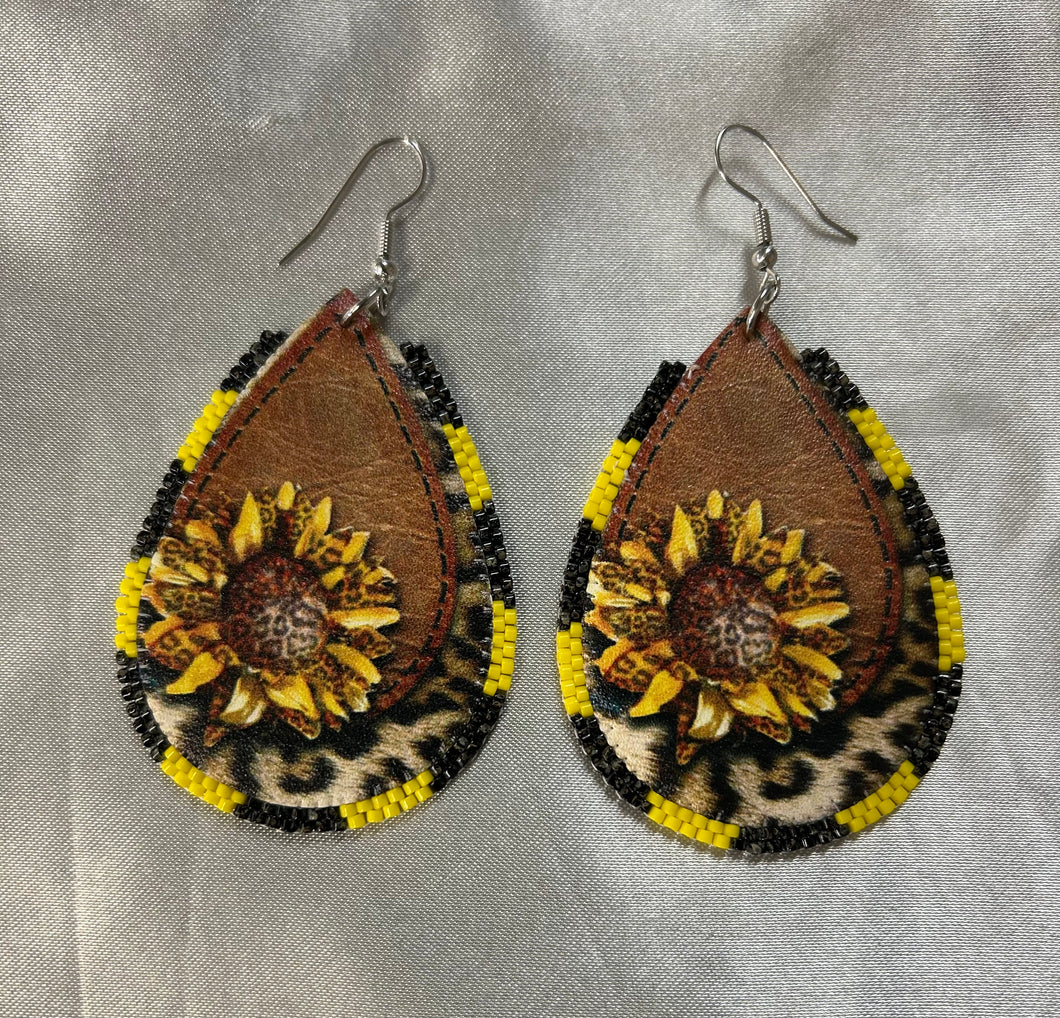 **Beaded Dangle Earrings**