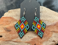 Brick Stitch Dangle Earrings *