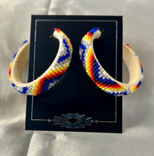 Beaded Hoop Earrings