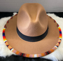 Beaded Brown Fedora