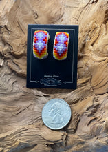 Beaded Hoop Earrings