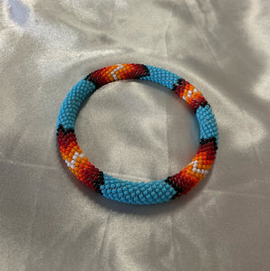 Native Beaded Ring Keychains