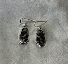 White Buffalo Sterling Silver Earrings
