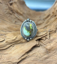 Sterling Silver Ring w/ Palomino Turquoise size 8