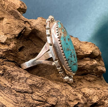 Sterling Silver w/ Kingman Turquoise Ring size7