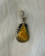 Sterling Silver Pendant w/ Bumblebee Jasper Gemstone