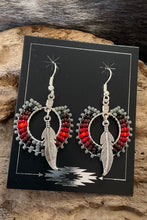 Beaded Hoop Earrings