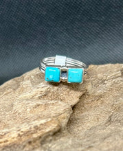Kingman Turquoise Sterling Silver Rings