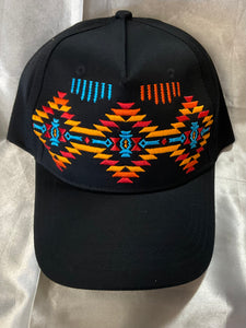 Native Embroidered  Snap Back Ball Cap