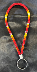 Beaded Wristlet Keychains