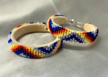 Beaded Hoop Earrings