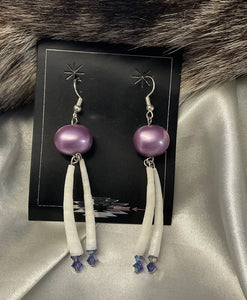 Dentalium Shell Earrings