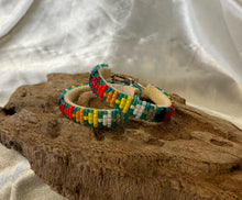 Beaded Hoop Earrings