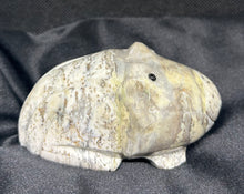 Spotted Serpentine Frog Carving