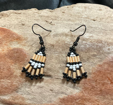 Small Beaded Dangle Earrings