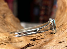 Sterling Silver Bracelet w/ Pilot Mt. Turquoise