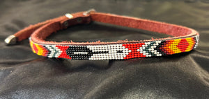 Leather Beaded Hat Bands