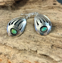 Bearpaw Sterling Silver Turquoise Earrings