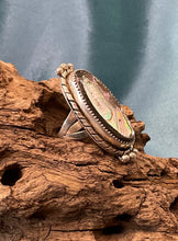 Sterling Silver w/ Abablone Shell ring size 7.5