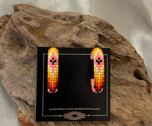 Beaded Hoop Earrings