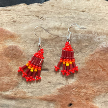 Small Beaded Dangle Earrings