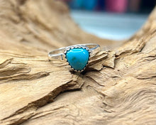 Sterling Silver Kingman Turquoise Ring size 6