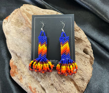Peyote Stitch/Fringe Dangle Earrings
