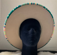 White beaded cowboy hat