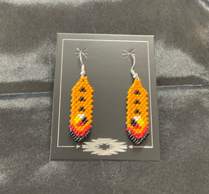 Brick Stitch Dangle Earrings *