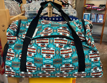 Native Print Duffle Bag