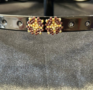Beaded Small Stud Earrings