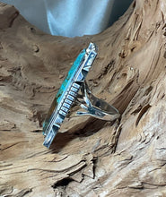 Sterlng Silver w/Red Skin Turquoise Ring Size 6