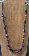 Santo Donming Purple Spiny & Turquoise Chunk Necklace 20"