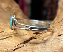 Sterling Silver Bracelet w/ Sleeping Beauty Turquoise