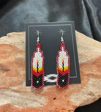 Brick Stitch Dangle Earrings *