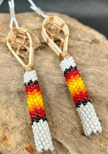 Beaded Stickball Sticks Rear View Mirrow Hanger