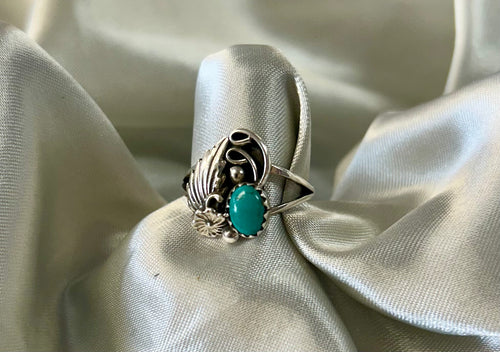Sleeping Beauty Turquoise Sterling Silver Rings