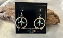 Sleeping Beauty Turquoise Sterling Silver Earrings