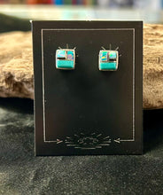 Kingman Turquoise Sterling Silver Earrings