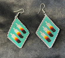 Brick Stitch Dangle Earrings