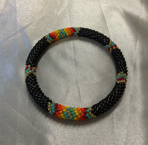 Native Beaded Ring Keychains